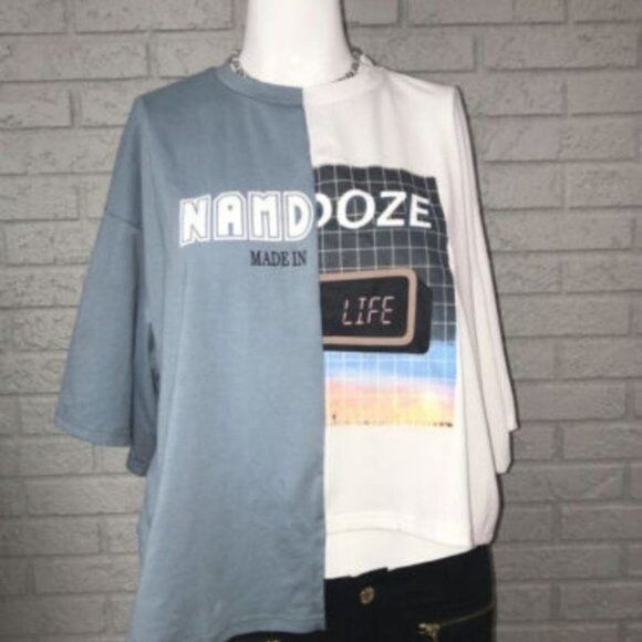 SHEIN Graphic High-low Top Size 6M - Picture 2 of 13
